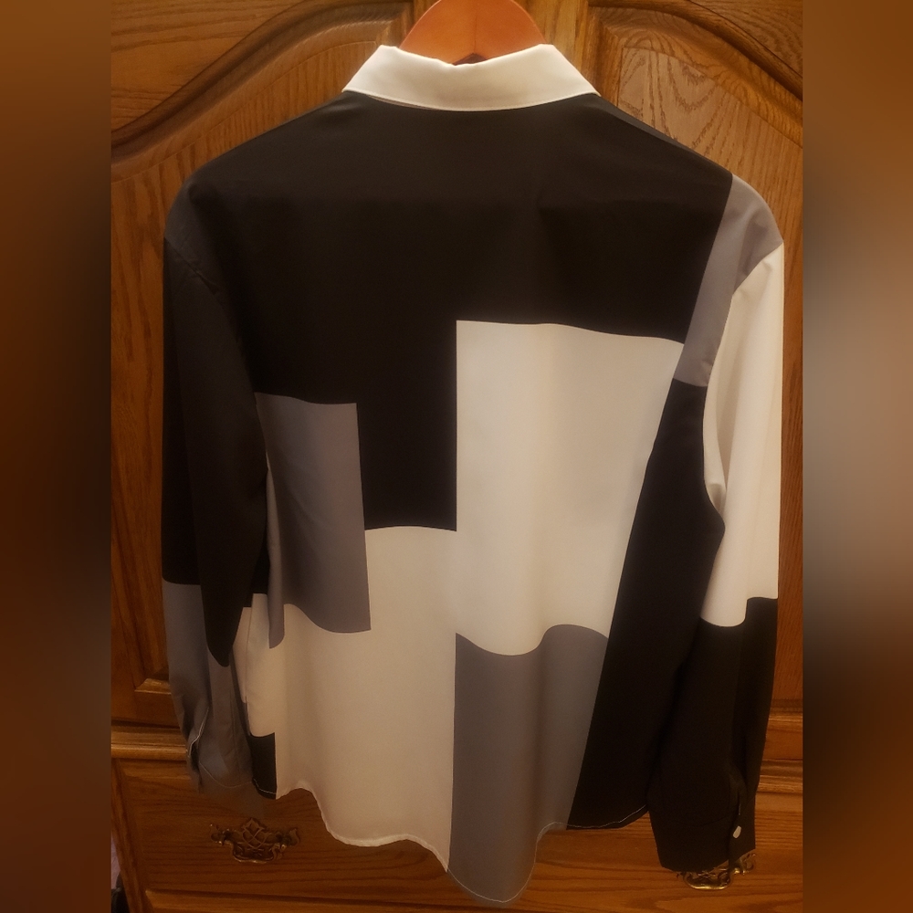 Color Block Button Down Shirt! - image 6